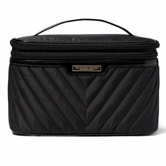 Victoria's Secret Accessories - Victoria's Secret Quilted Black Travel Case